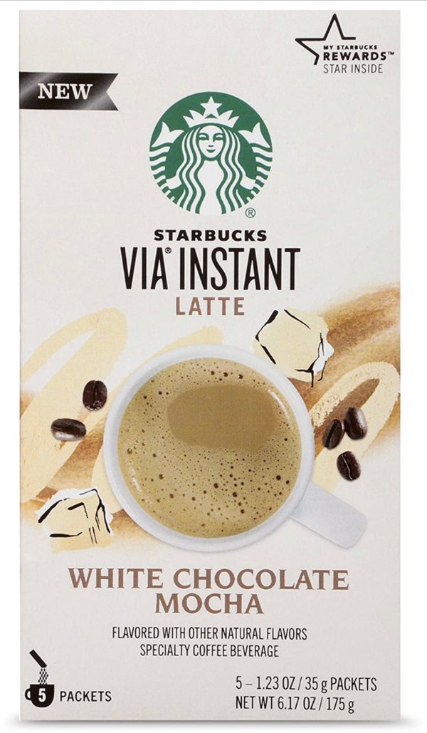 Starbucks VIA 白巧克力摩卡即溶咖啡 5小袋