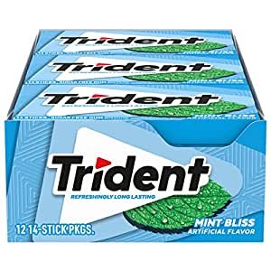 Trident 薄荷无糖口香糖144片