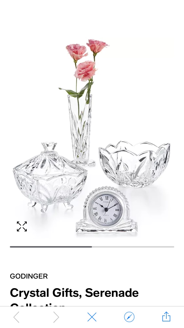 Godinger Crystal Gifts, Serenade Collection & Reviews - Macy's