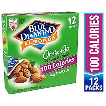 blue diamond almonds美国大杏仁 32ozAmazon.com : Blue Diamond Almonds Whole Natural Raw Almonds 100 Calorie On The Go Bags, 32 Count : Gourmet Food : Gateway