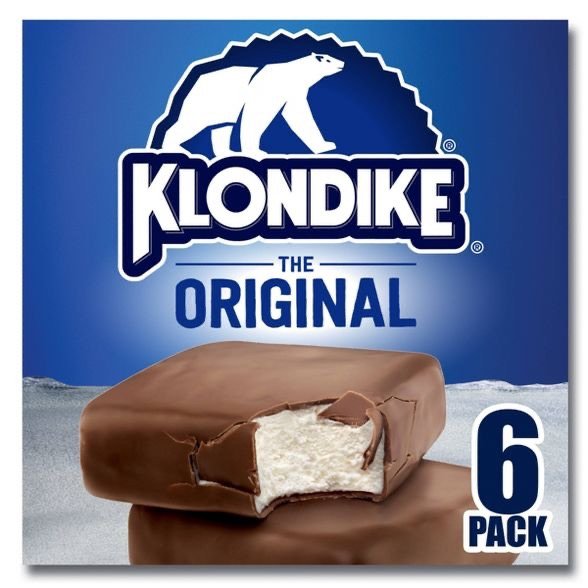 Klondike Original Vanilla Ice Cream Bars Dipped In Chocolately Coating - 6ct : Target