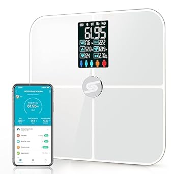 Amazon.com: HEYAXA Smart Scale for Body Weight, Digiatl Weight Scale with Large LCD Display, 17 Body Composition Analyzer Sync to APP 