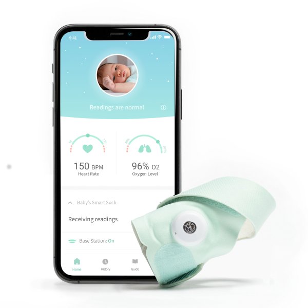 Owlet 智能 Sock 3 婴幼儿监视器系统 可追踪婴幼儿心率和氧气水平