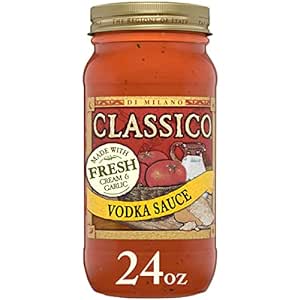 Amazon.com : Classico Vodka Sauce Tomato Spaghetti Pasta Sauce (24 oz Jar) : Everything Else