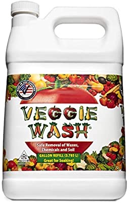 蔬菜水果清洗剂 Amazon.com: Veggie Wash All Natural Fruit and Vegetable Wash, 1-Gallon: Home & Kitchen