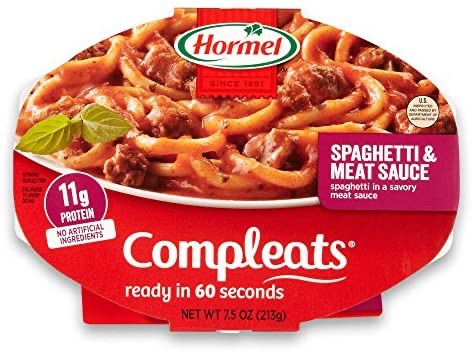Amazon.com : Hormel COMPLEATS Spaghetti & Meat Sauce, 7.5 Ounce (Pack of 7) : Grocery & Gourmet Food面