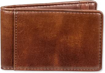 Amazon.com: Amazon Essentials Men&#39;s Front Pocket Wallet with Removable Money Clip, Chestnut Brown, One Size : Clothing, Shoes &amp; Jewelry