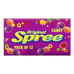 Amazon.com : Wonka Spree Original Hard Candy, 5 Ounce Theater Candy Boxes (Pack of 12) : 第2件半价