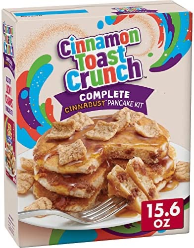 Betty Crocker Cinnamon Toast Crunch Complete Cinnadust Pancake Mix，15.6 盎司盒装