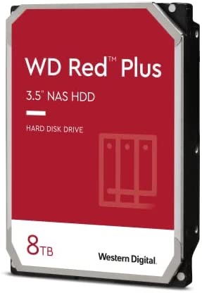 Amazon.com: Western Digital 8TB WD Red Plus NAS Internal Hard Drive HDD 机械硬盘- 5640 RPM, SATA 6 Gb/s, CMR, 128 MB Cache, 3.5" - WD80EFZZ : Electronics