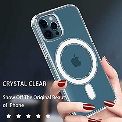 Clear Case for iPhone 12 Pro Support Magsafe Charging