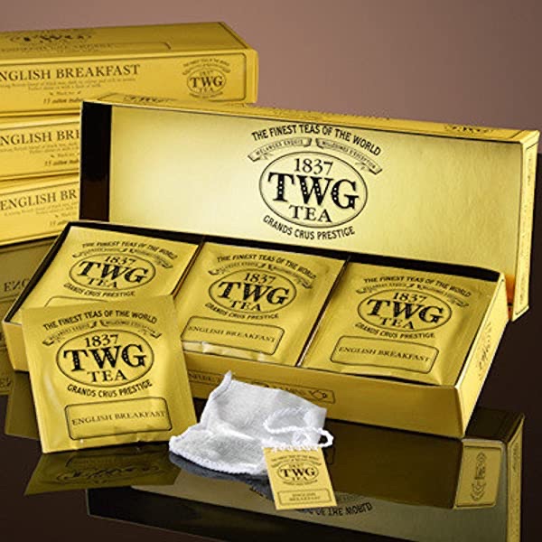 Amazon.com : TWG 1837 BLACK TEA - 15 Cotton Tea Bags (Exclusive BLACK Tea Bags) : Grocery & Gourmet Food 伦敦茶