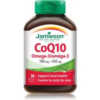 Jamieson 健美生 辅酶Q10+Omega-3复合软胶囊 呵护心脑眼