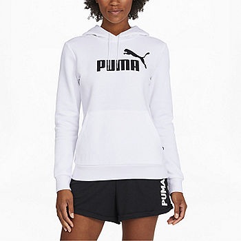 Puma Essentials Womens Long Sleeve Hoodie, Color: Puma White - JCPenney （Puma 女士卫衣）