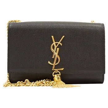 Yves Saint Laurent Medium Kate Tassel Bag, Black斜挎包