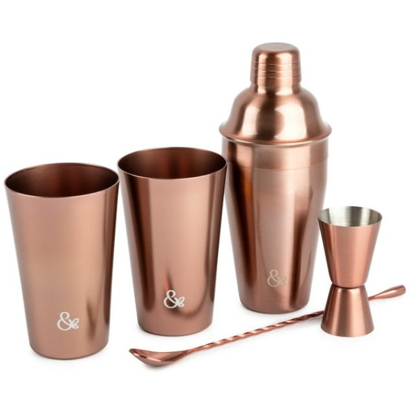 Thyme & Table Stainless Steel Mixology Bar Kit 5 Piece Set