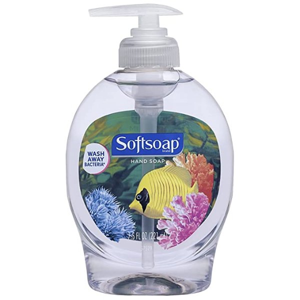 Liquid Hand Soap Pump, Aquarium, 7.5 fl oz