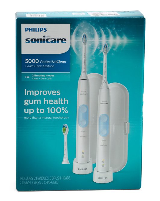 Philips Sonicare Protective Clean Rechargeable Toothbrushes 2 Packs