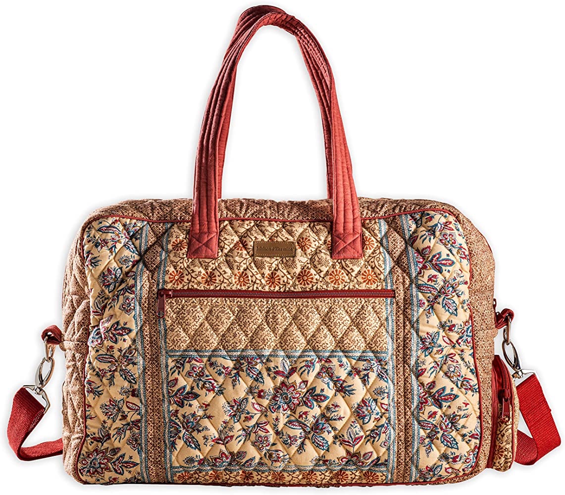 Amazon.com | Maison d' Hermine Asmi Cotton Quilted Travel Duffel Weekend Bag Overnight Luggage Weekender Gym Bag For 包| Travel Duffels