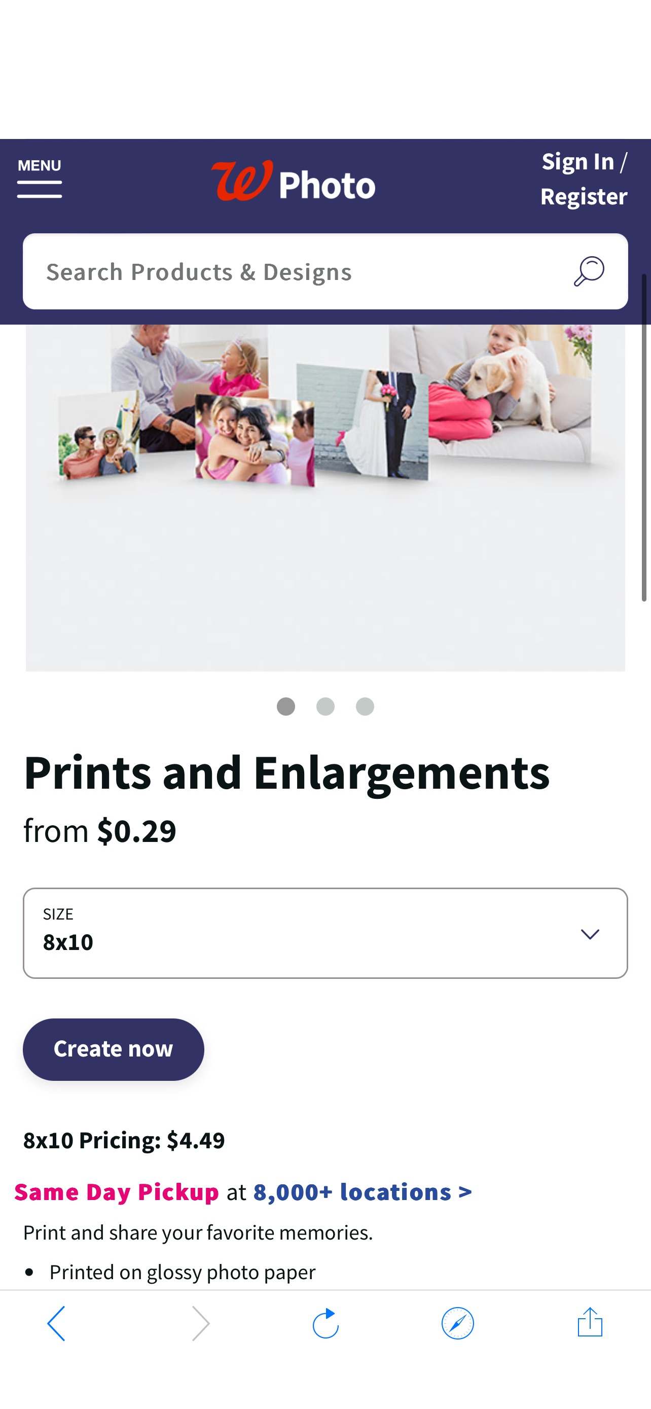 4x6 Photo Prints and Photo Enlargements – Walgreens Photo免费8x10照片