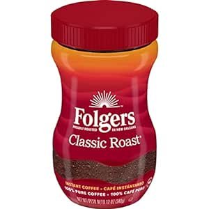 Classic Roast Instant Coffee, 12 Ounces (Pack of 6)