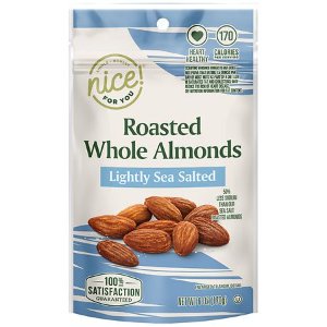 $0.90 Walgreens的Nice!低盐版杏仁