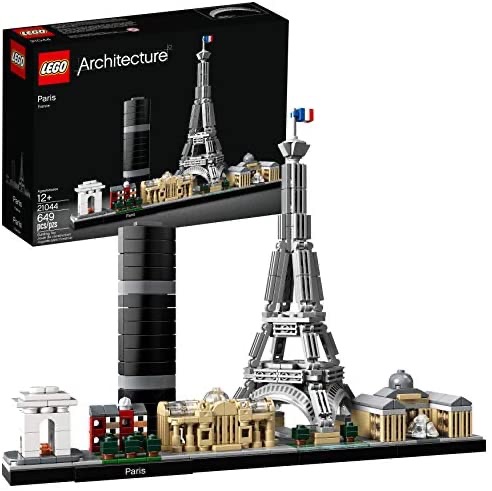 Amazon.com: LEGO Architecture Skyline Collection 21044 Paris Skyline Building Kit with Eiffel Tower Model and Other Paris City Architecture for Build and Display (649 Pieces): 樂高巴黎