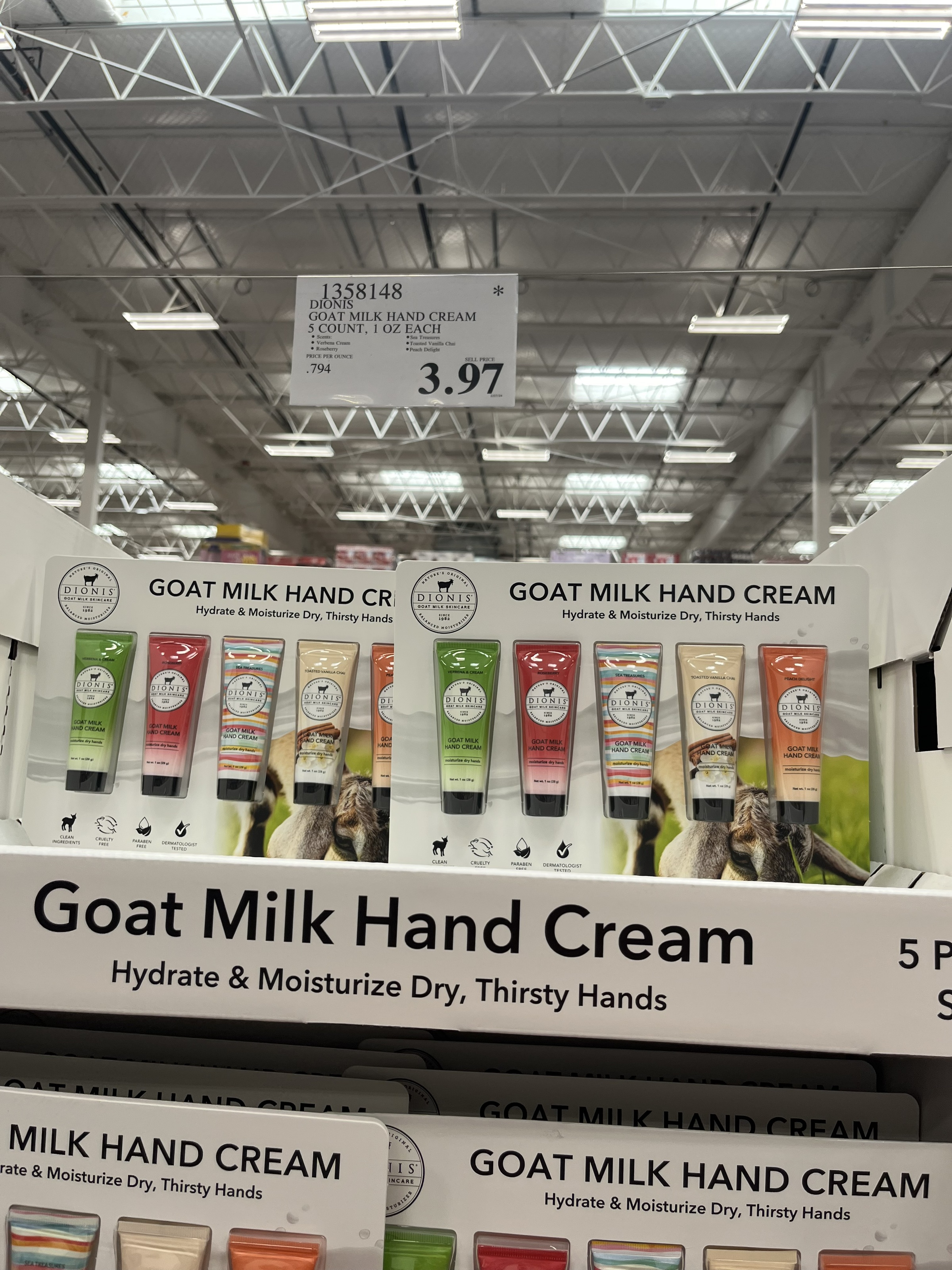 Goat milk hand cream