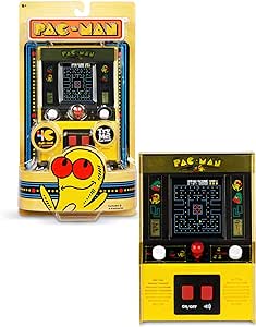 Amazon.com: Basic Fun Arcade Classics - Pac-Man Color LCD Retro Mini Arcade Game, 2 Players, Yellow : Toys &amp; Games