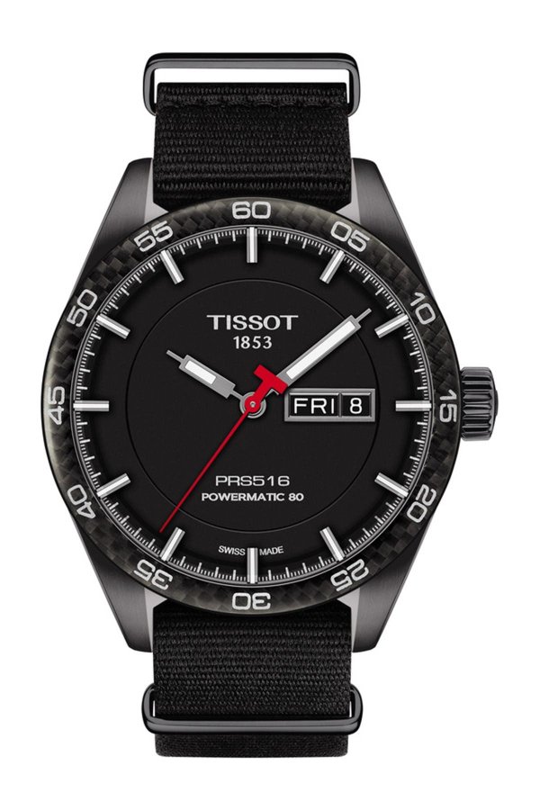 Tissot Men's PRS516 Powermatic Textile Strap Watch