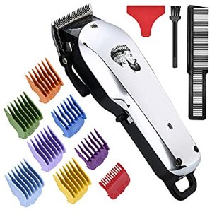 $20.79 Professional Cordless Hair Clipper for Men Hair Haircuttings Kit Mustache Body Grooming Kit Rechargeable Hair Trimmer
无线理发套装