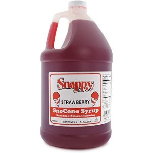 Snappy Popcorn Snow Cone Syrup Gallon, Tigers Blood, 11 Pounds
