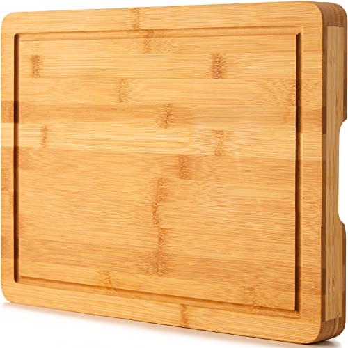 Amazon.com: Thick Bamboo Cutting Board, Chopping菜板
