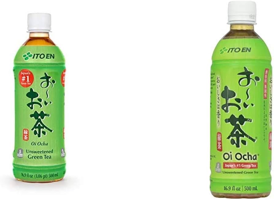 Amazon.com : Ito En Tea Oi Ocha Green Tea (Pack of 12) and Tea's Tea Ocha Green Tea, 16.9 oz Bundle : Health & Household 绿茶13瓶