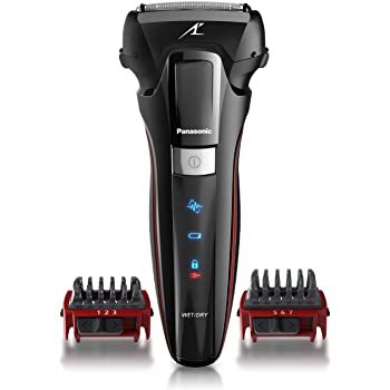 Hybrid Wet Dry Shaver, Trimmer & Detailer with Two Adjustable Trim Attachments
