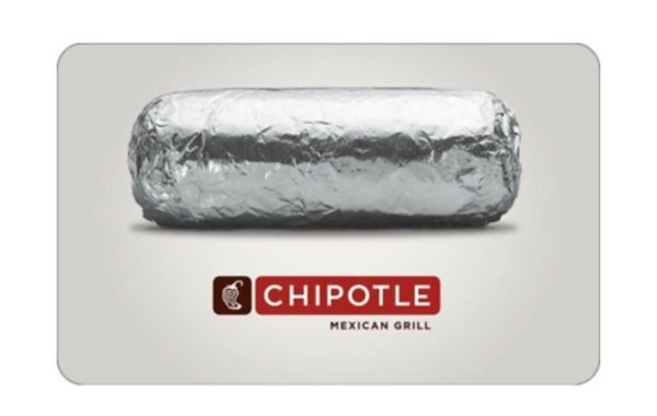 Buy a $25 Chipotle Gift Card @ ebay