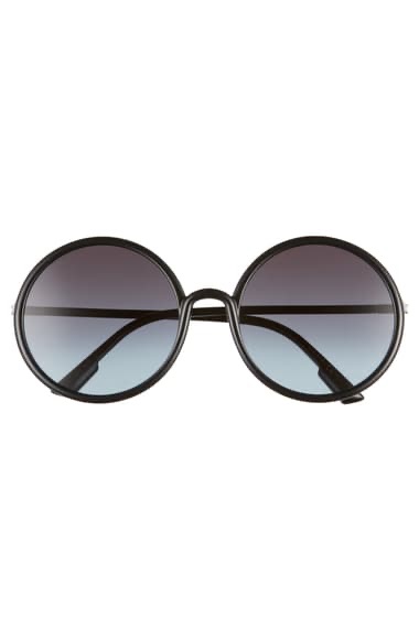 Dior Stellair3s 59mm Round Sunglasses | Nordstrom迪奥渐变色时尚墨镜