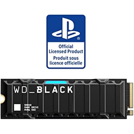 WD_BLACK 2TB SN850X固态硬盘，带散热盔甲
