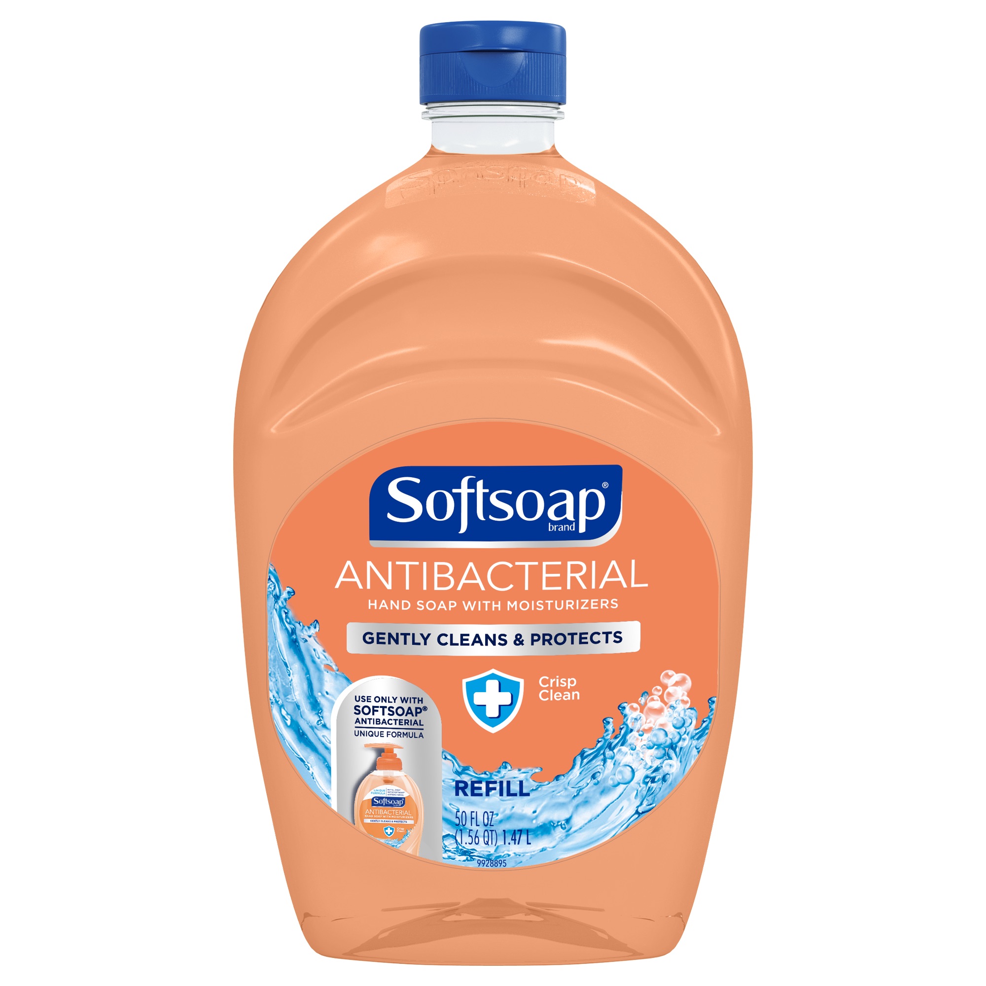 洗手液 (2 pack) Softsoap Antibacterial Liquid Hand Soap Refill, Crisp Clean, 50 Oz - Walmart.com - Walmart.com
