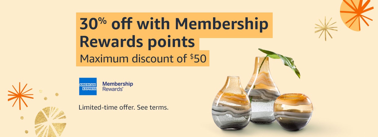 Amazon.com: Membership Rewards Offer: Credit & Payment Cards amex信用卡在amazon买东西优惠