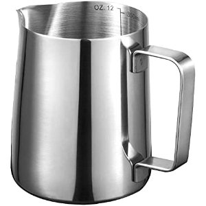 $7.19 Amazon.com: 牛奶起泡罐,12 盎司牛奶起泡器蒸汽杯不锈钢浓缩咖啡杯
牛奶起泡罐,12 盎司牛奶起泡器蒸汽杯不锈钢浓缩咖啡杯