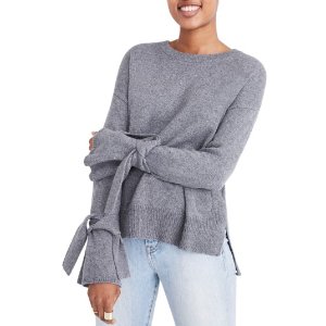 Tie Cuff Pullover Sweater MADEWELL
