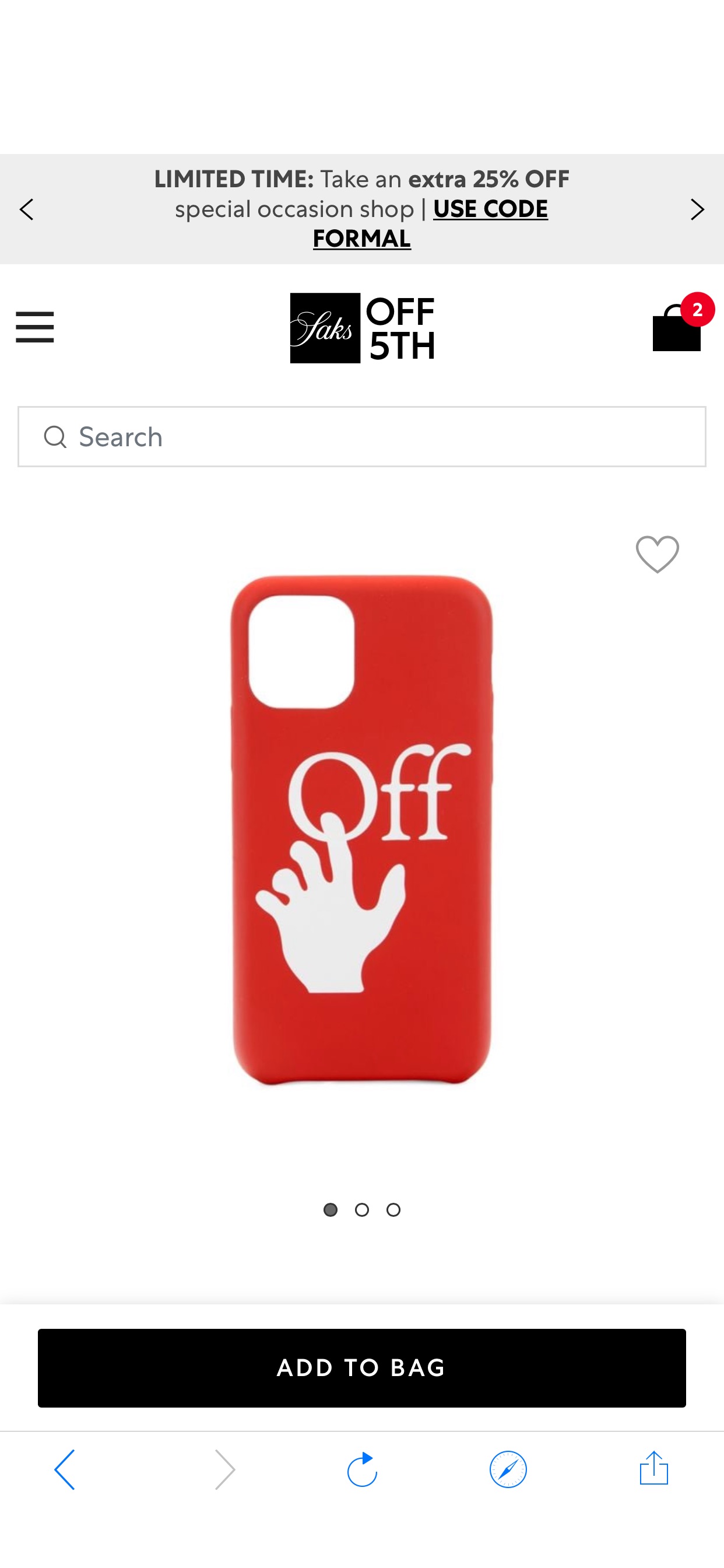 Off-White ​​Logo iphone 11 Pro Case on SALE | Saks OFF 5TH
手机套