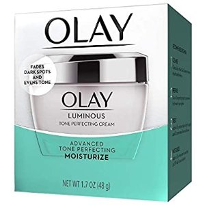 $18.36 Amazon.com: Dark Spot Corrector by Olay, Luminous Tone Perfecting Cream and Sun Spot Remover, Advanced Tone Perfecting, 48 g: Beauty 面霜优惠