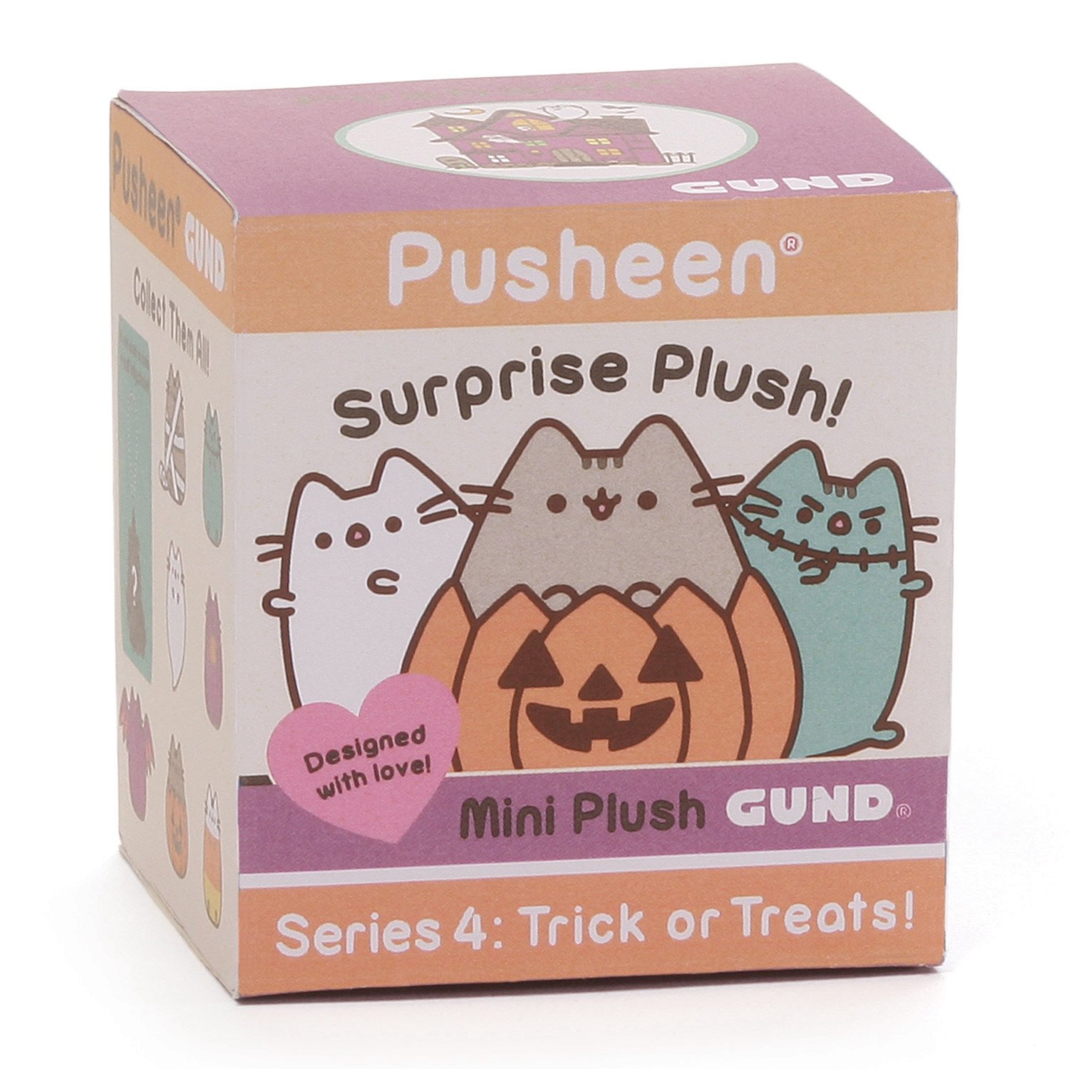 Amazon.com: GUND Pusheen惊喜系列＃4万圣节毛绒动物猫毛绒，2.75“