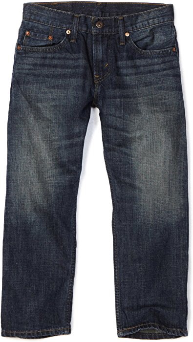 Levi's Boys' 505 Regular Fit Jeans, Roadie, 6: Kids Clothes 男童牛仔裤