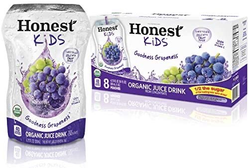 HONEST Kids 有机葡萄汁 32袋装