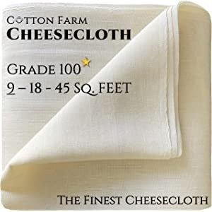 Cotton Farm - Grade 100 (The Finest) Premium Quality Cheesecloth
