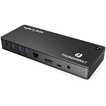Amazon.com: WAVLINK Thunderbolt 3 Docking Station with 85W Charging, Thunderbolt 3 Port, DisplayPort, 雷电扩展槽
