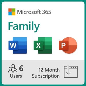 Microsoft 365 Family 12个月 6人 带1TB Onedrive 下载版